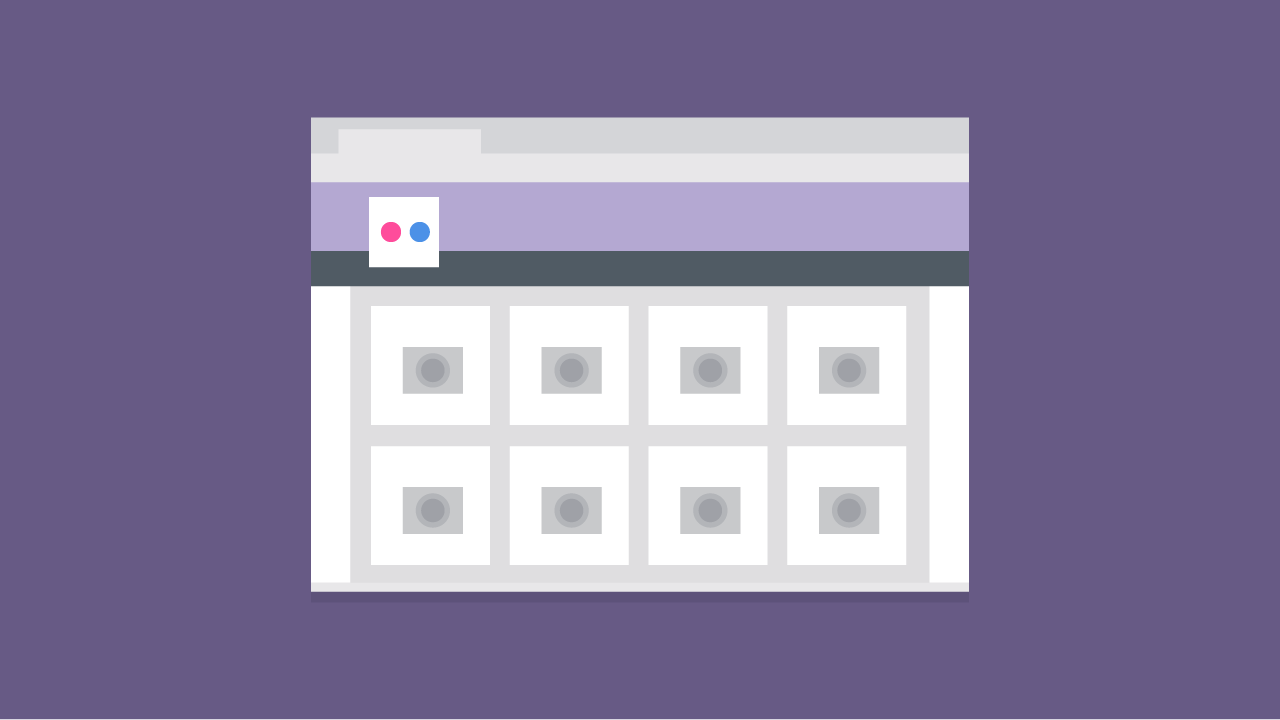 A photo gallery page.