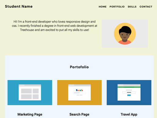 Image of a mobile-first responsive layout.